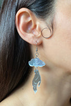 Load image into Gallery viewer, Small Hand Cloud Earrings - Silver

