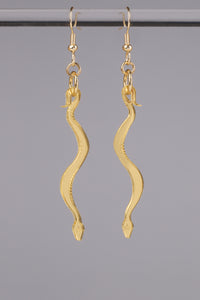 Small Boa Earrings - Gold