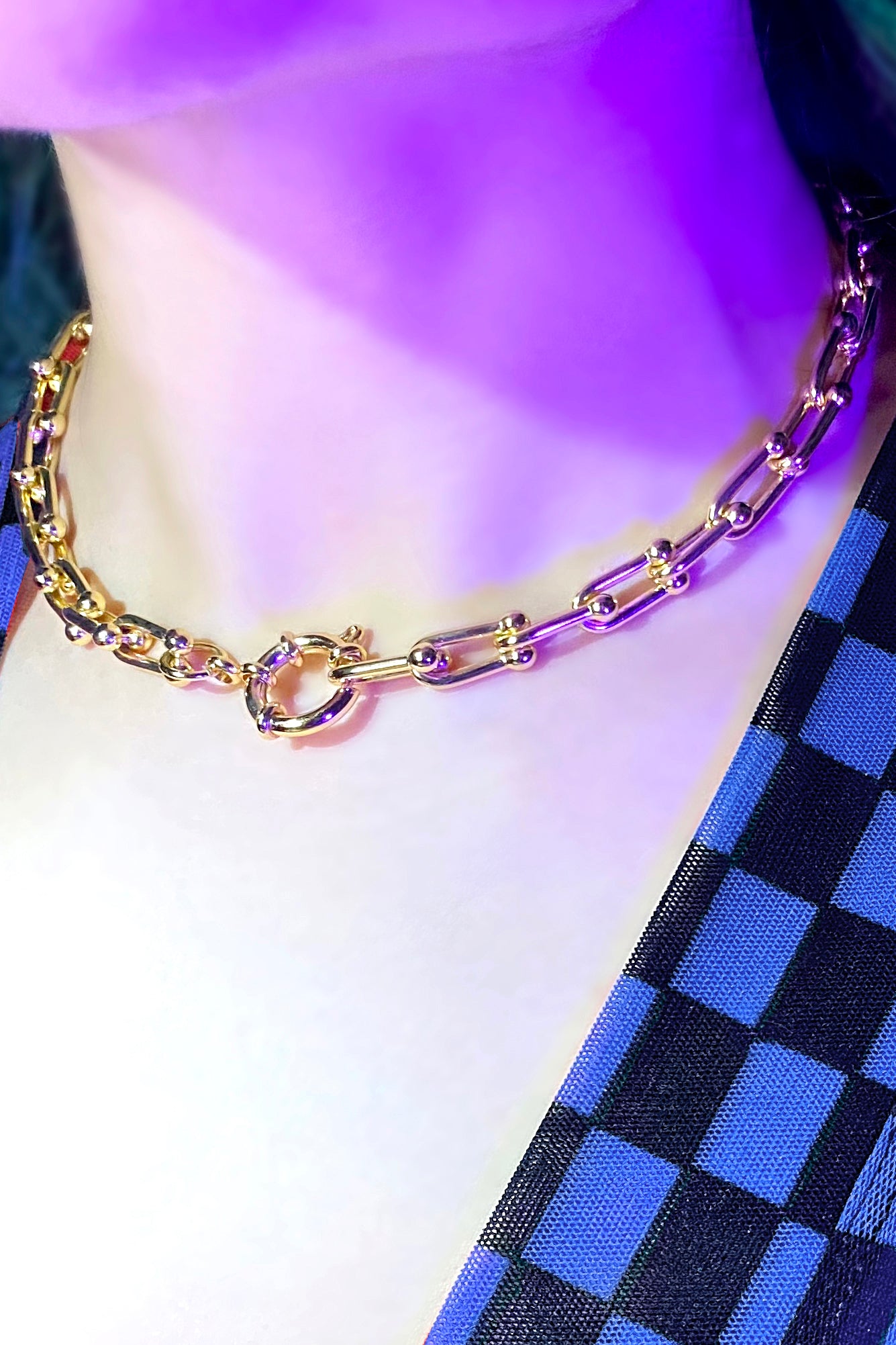 Louis Vuitton Monogram Chain Necklace