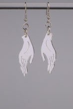 Load image into Gallery viewer, Small Hand Earrings - Silver
