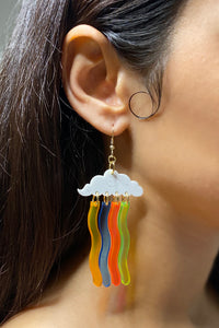Cloud and Rainbow Earrings