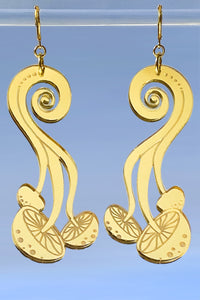 PsiiLo Earrings - Gold Mirror