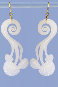 PsiiLo Earrings - White
