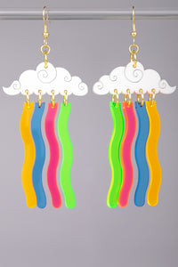 Cloud and Rainbow Earrings