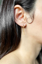 Load image into Gallery viewer, CZ Flame Huggie Earrings
