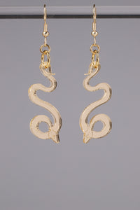 Small Serpentine Earrings - Champagne