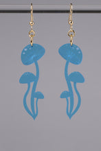 Load image into Gallery viewer, Small Shroom Earrings - Blue
